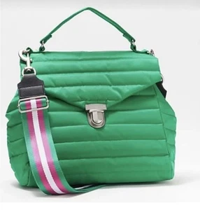 Think Royln Large Top Handle Crossbody - The Evelyn Kelly Green Bag New w/ Tags - Picture 1 of 3
