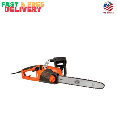 Электрическая цепная пила проводная BLACK+DECKER, 18 дюймов, 15 А легкая цепная пила - Изображение 1 из 4