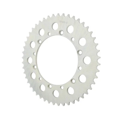 Roda dentada traseira prata 1997 1998 1999 2000 2001 Kawasaki KLX300 48 dentes - Imagem 1 de 4