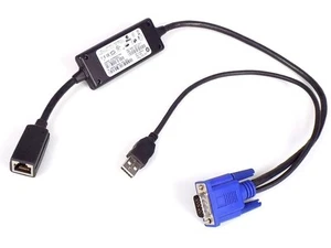 Dell 0DP880 KVM USB RJ45 Dongle SIP System Interface Pod Adapter Cable Kabel - Picture 1 of 1