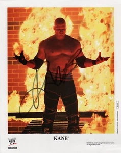 Foto firmada por WWE Kane de 8x10 autógrafo - Imagen 1 de 1