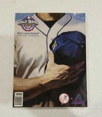 MLB 2001 Arizona Diamondbacks vs New York Yankees World Series Official Program - Image 1 of 4