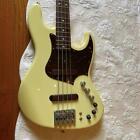 Electric Bass Guitar Xotic XJ-1t Old Logo Cream White Jazz with Bag