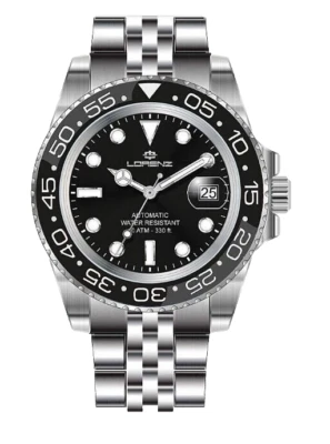 Orologio Uomo Automatico LORENZ Cassa e Bracciale Acciaio con Datario LZ28196AA - Immagine 1 di 4