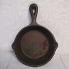 Vintage Mini Cast Iron Frying Pan Skillet Ashtray Spoon Rest 5-3/4? Diameter