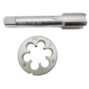 M26 x 1.5mm Thread Tap & Die Set M26x1.5 Metric Die Right Hand M26 x 1.5 Tap RH - Picture 1 of 8