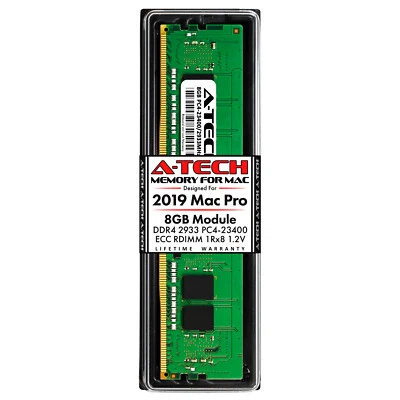 8GB 1Rx8 PC4-23400R REG RDIMM DDR4 2933Y Memory RAM for APPLE MAC PRO 2019 A1991 - Image 1 of 4
