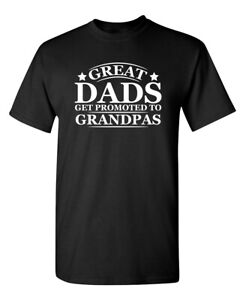 Promoted to Grandpas Sarcastic Humor Graphic Super Soft Ring Spun Funny T Shirt