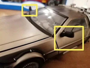 1:18 Ersatz Spiegel Ferrari Delorean Ford Escort Ersatzteile Bburago Modelle - Bild 1 von 8