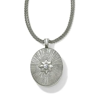 NWT Brighton PRECIOUS STAR Oval Photo Love Locket Convertible Necklace MSRP $88 - Picture 1 of 6