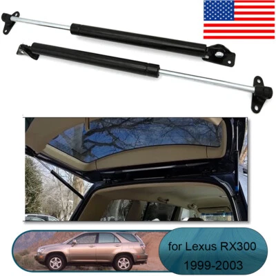 2x Rear Tailgate Lift Supports Shocks Struts w/Bracket for Lexus RX300 1999-2003 Foto 1 de 4