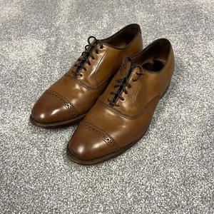 Allen Edmonds Fifth Avenue Oxford 8E Dark Chili Cap-Toe Casual Dress Shoes - Picture 1 of 11