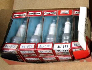 BOX OF 10 Champion SPARK PLUGS BL-57Y New Old Stock - Picture 1 of 1