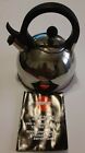 COPCO Kettle 1.5 Qt Whistling Water Tea Copper Bottom Stainless 