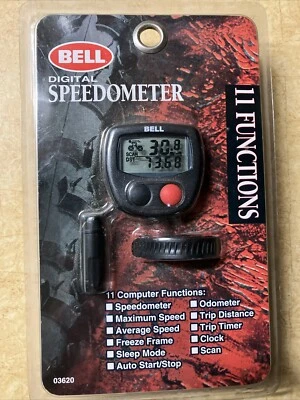Bell 11 Computer Function Digital Speedometer For Bicycles 20" to 27" NEW Sealed - Image 1 of 4