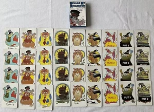 Sammlerstück Vintage/Retro Geister/Hexen ""Bettler mein Nachbar"" Kartenspiel, Falke - Bild 1 von 15