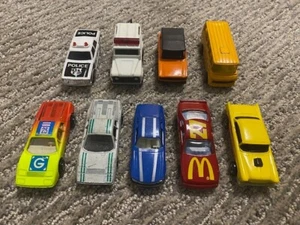 Lote de 9 Coches Diecast De Colección Hot Wheels Matchbox Yatming Majorette & Corgi Jr - Imagen 1 de 12