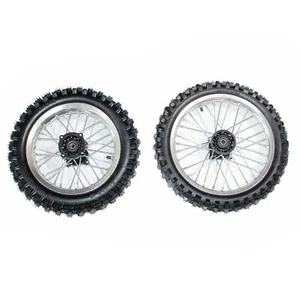 SV 12mm 14 Inch Front + 15mm 12 Inch Rear Wheel Rim Tyre Tire PIT PRO Dirt Bike - Picture 1 of 9