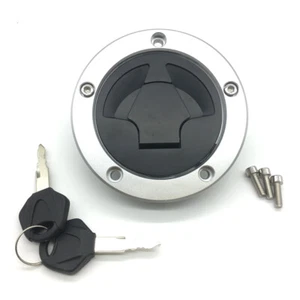 Fuel Tank Gas Cap Cover W/ Key For Kawasaki ER-6F Ninja 650 ER650 ER-6N 06-15 - Picture 1 of 8