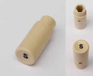 Classic Car Cream Thimble S Knob for Morgan Alvis Morris Wolseley  - Picture 1 of 1