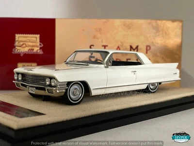 STAMP-MODELS 1/43 CADILLAC COUPÈ DE VILLE 1962 OLYMPIC WHITE STM62602 - Immagine 1 di 3