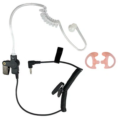 3.5mm Listen-Only Heaset Earpiece+Ear Mold for Kenwood/Motorola Mic Speaker - Image 1 of 4