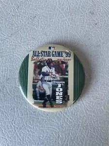 Chipper Jones Atlanta Braves 1999 Walmart All Star Game Balloting Button - Picture 1 of 1