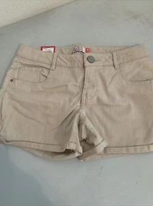 NWT SO Girl’s Adjustable Waist Shorts Sz 14 Sand Retail: $24 (MW-4538 X3) - Picture 1 of 5