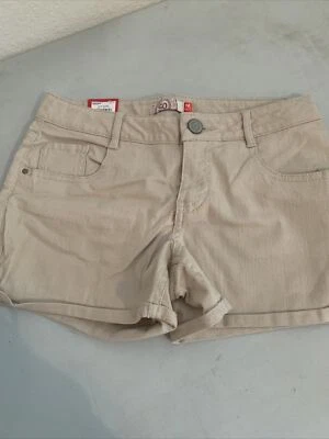 NWT SO Girl’s Adjustable Waist Shorts Sz 14 Sand Retail: $24 (MW-4538 X3) - Image 1 of 4