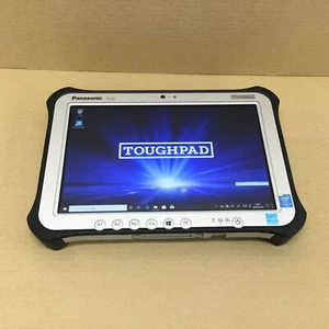 PANASONIC TABLET FZ-G1FAB3BBJ TOUGHPAD CI5(4310U)2GHZ 4GB 128GB 10.1 WIN10P WLAN - Picture 1 of 6