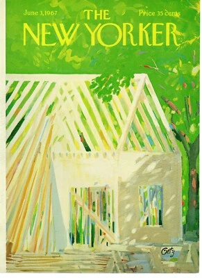 NEW YORKER MAGAZINE ORIGINAL  COVER DATED 3RD JUNE 1967  BY GETZ - Image 1 of 2