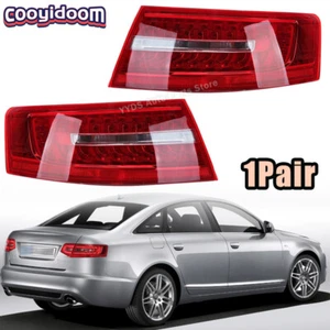 LH&RH Side For Audi A6 C6 S6 Quattro RS6 Saloon Sedan 2009-2011 LED Tail Light - Picture 1 of 22