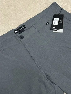 NWT Travis Mathew Sand Harbor Heather Dark Grey Golf Shorts 40 X 10.5” Stretch - Picture 1 of 10