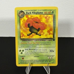 Pokémon Dark Vileplume TCG 30/82 Non-Holo Rare Team Rocket - Picture 1 of 10