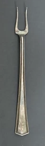 "Antiguo plato de plata de patente Alvin tenedor para servir encurtido con monograma B 5,75""" - Imagen 1 de 3