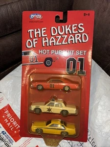 Joy Ride Die-Cast The Dukes of Hazzard Hot Pursuit Set - Picture 1 of 8