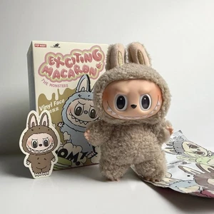 *TOFFEE* Authentic Exciting Macaron Labubu Pop Mart The Monsters Plush Open New - Picture 1 of 16