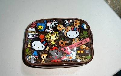 Tokidoki for Hello Kitty Cosmetic Bag Travel Make Up Case - Image 1 of 4