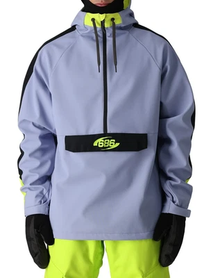 Impressão roxa masculina 686 impermeável Anorak - Imagem 1 de 2