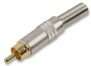 PRO SIGNAL - Plug Phono, Krom, Putih ID - Picture 1 of 1