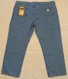 Jeans Carharrt Uomo 48x30 Blu Relaxed Fit 5 Tasche Utility Lavoro BD5119-M Nuovo con etichette! - Foto 1 di 21