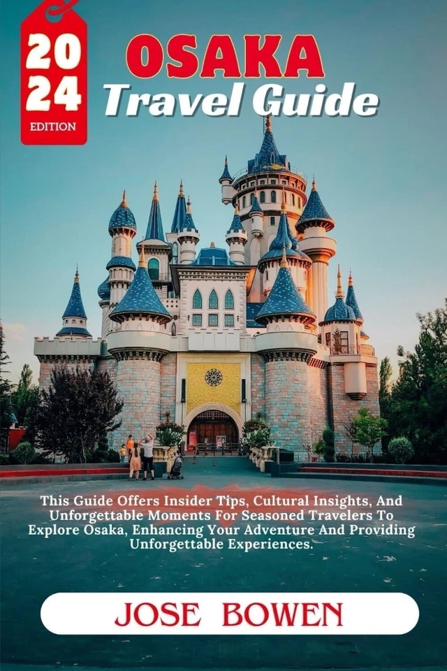 Guía de viajes de Osaka 2024 jose bowen edición en inglés paquete de papel... - Imagen 1 de 4