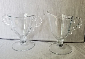Vtg Candlewick Imperial Glass Sugar And Creamer Set  - Picture 1 of 3