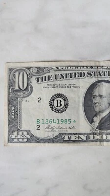 1969 10 Ten Dollar Star Note - Image 1 of 4