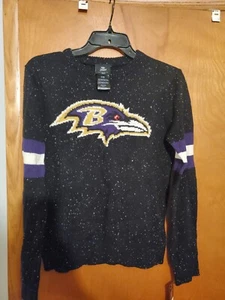 Baltimore Ravens-NFL Winter Sweater Youth Size Large (14-16) By NFL Apparel New - Picture 1 of 3