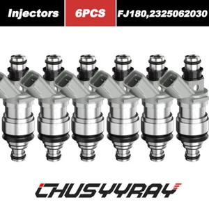 OEM Fuel Injectors Set (6) 2320962030 FOR 1992-1993 Toyota Camry 3.0L V6 - Picture 1 of 10