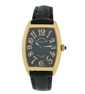 Franck Muller Sunset 1752 QZ 43 Grams 18k Yellow Gold Ladies' 24MM Quartz Watch - Picture 1 of 9
