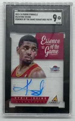 Kyrie Irving 2013-14 Pinnacle Essence Of The Game autógrafo automático #90/99 SGC 9 Foto 1 de 2