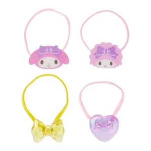 My Melody Ponytail Holders Rubber Hair Ties Sanrio Japan (set of 4) - Picture 1 of 6