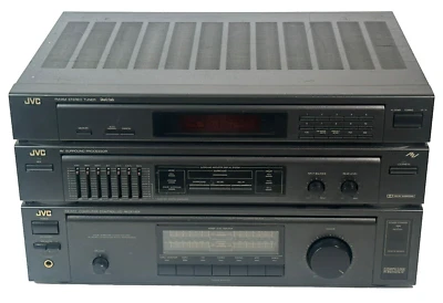 JVC RX-R77BK Computer Controlled Receiver Stereo Tuner Combo AM/FM Audio System - Image 1 of 4